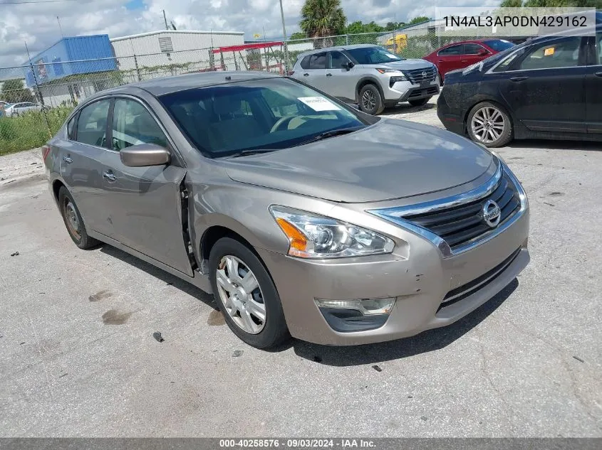 2013 Nissan Altima 2.5 S VIN: 1N4AL3AP0DN429162 Lot: 40258576