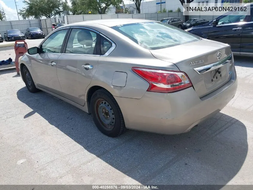 2013 Nissan Altima 2.5 S VIN: 1N4AL3AP0DN429162 Lot: 40258576