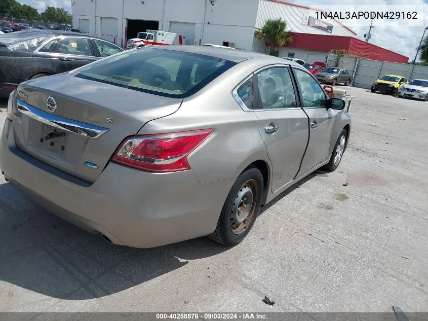 2013 Nissan Altima 2.5 S VIN: 1N4AL3AP0DN429162 Lot: 40258576