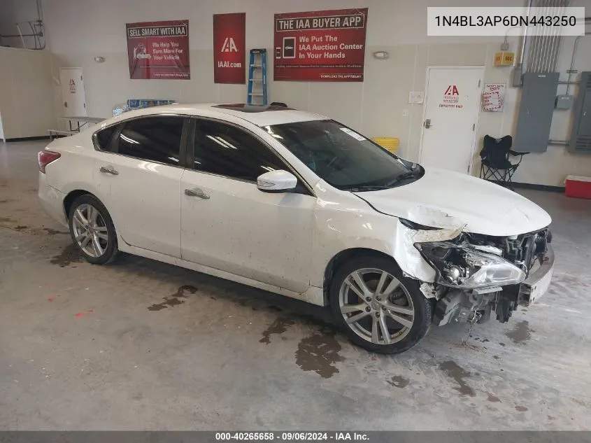 2013 Nissan Altima 3.5 Sv VIN: 1N4BL3AP6DN443250 Lot: 40265658