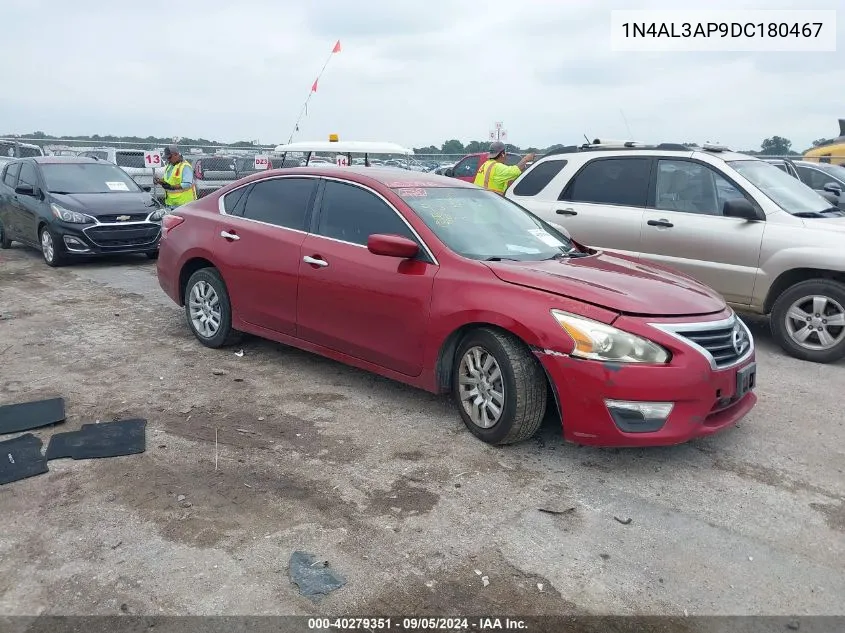 2013 Nissan Altima 2.5 S VIN: 1N4AL3AP9DC180467 Lot: 40279351