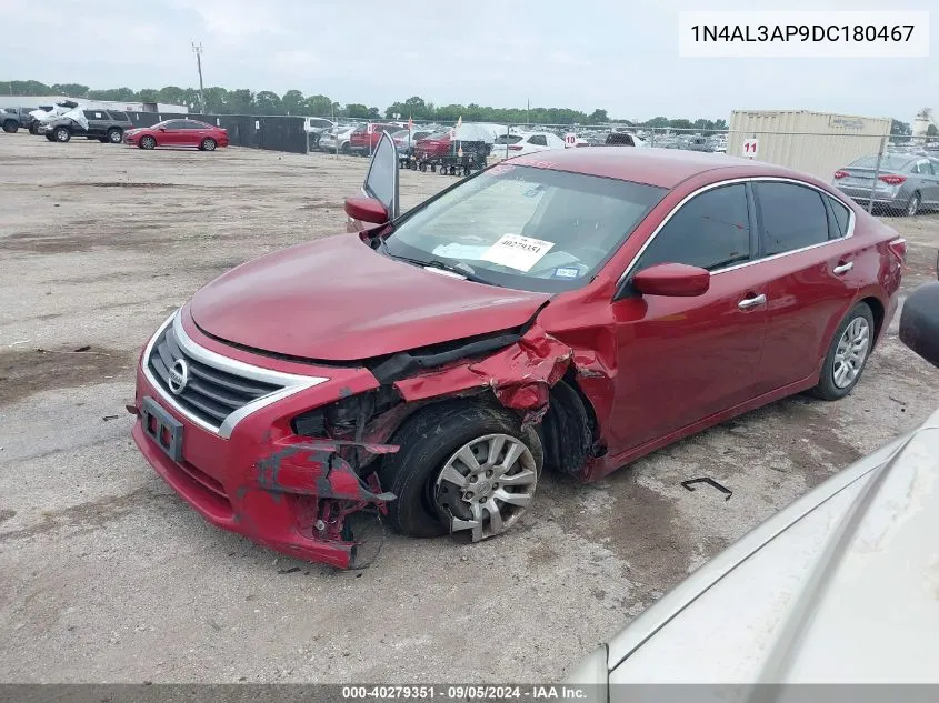 2013 Nissan Altima 2.5 S VIN: 1N4AL3AP9DC180467 Lot: 40279351