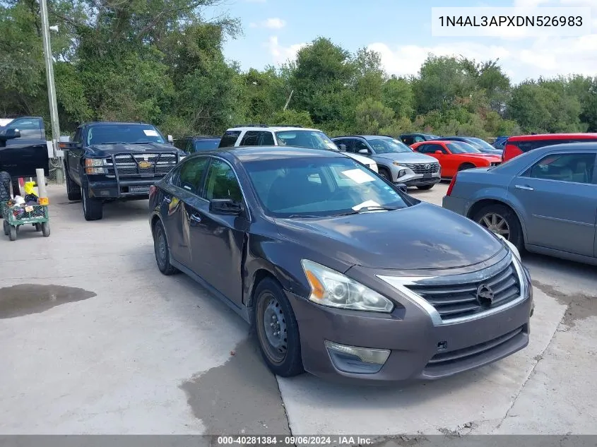 2013 Nissan Altima 2.5 S VIN: 1N4AL3APXDN526983 Lot: 40281384