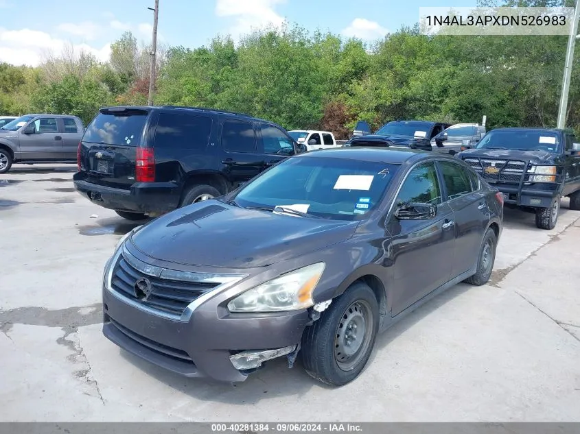 2013 Nissan Altima 2.5 S VIN: 1N4AL3APXDN526983 Lot: 40281384