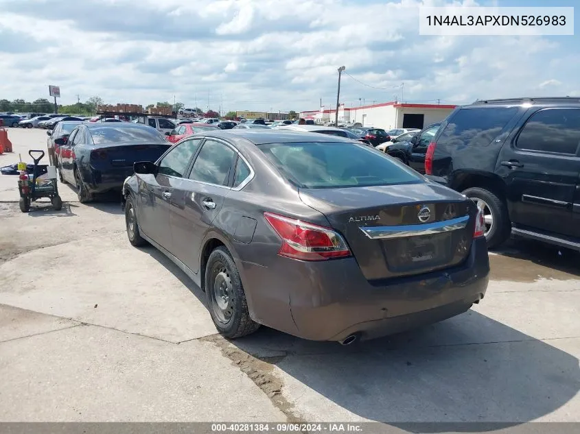 2013 Nissan Altima 2.5 S VIN: 1N4AL3APXDN526983 Lot: 40281384