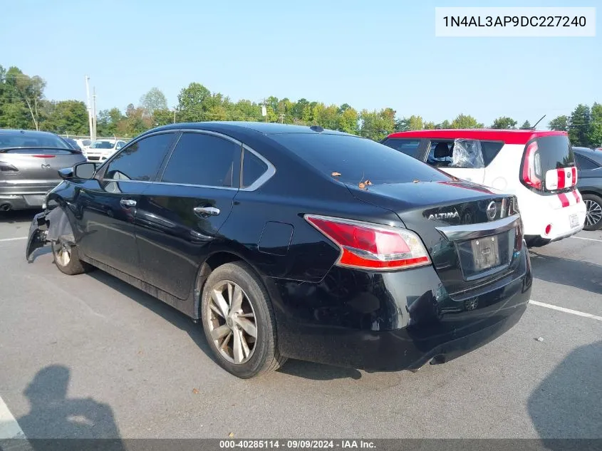 2013 Nissan Altima 2.5 Sl VIN: 1N4AL3AP9DC227240 Lot: 40285114