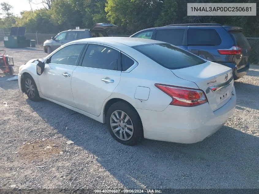 1N4AL3AP0DC250681 2013 Nissan Altima 2.5/S/Sv/Sl