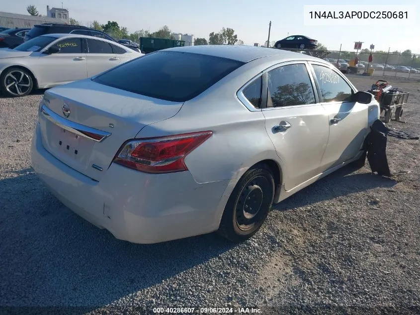 1N4AL3AP0DC250681 2013 Nissan Altima 2.5/S/Sv/Sl