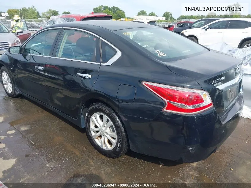 1N4AL3AP0DC910251 2013 Nissan Altima 2.5 S