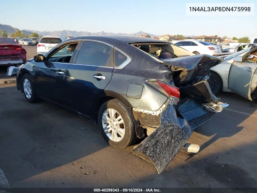 1N4AL3AP8DN475998 2013 Nissan Altima 2.5 S