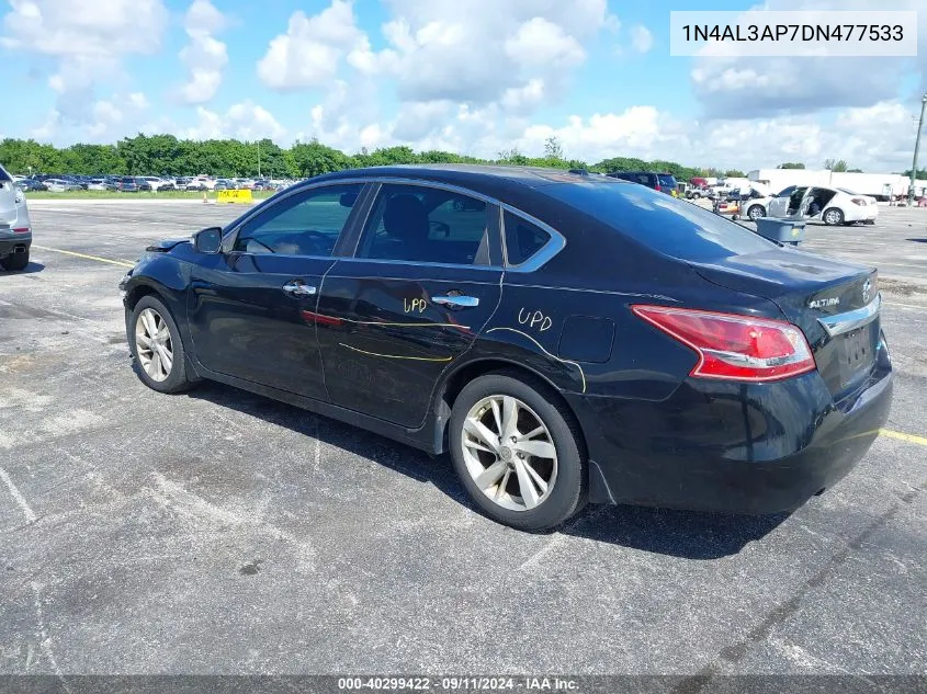 2013 Nissan Altima 2.5/S/Sv/Sl VIN: 1N4AL3AP7DN477533 Lot: 40299422