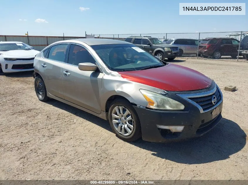 2013 Nissan Altima 2.5 S VIN: 1N4AL3AP0DC241785 Lot: 40299805