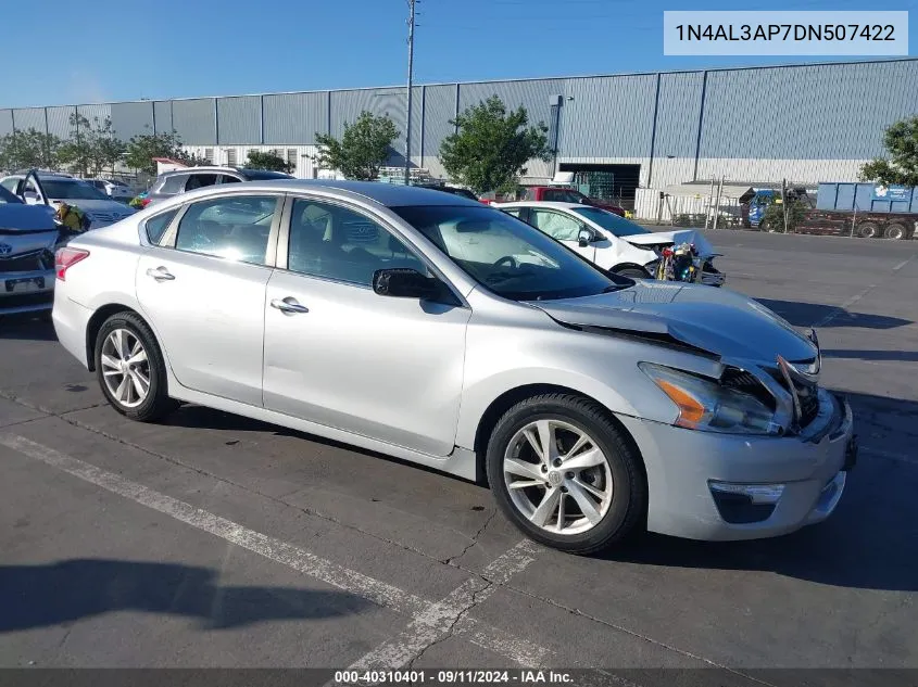 2013 Nissan Altima 2.5 Sv VIN: 1N4AL3AP7DN507422 Lot: 40310401