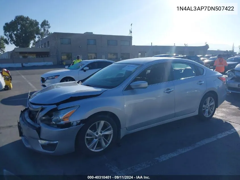 2013 Nissan Altima 2.5 Sv VIN: 1N4AL3AP7DN507422 Lot: 40310401