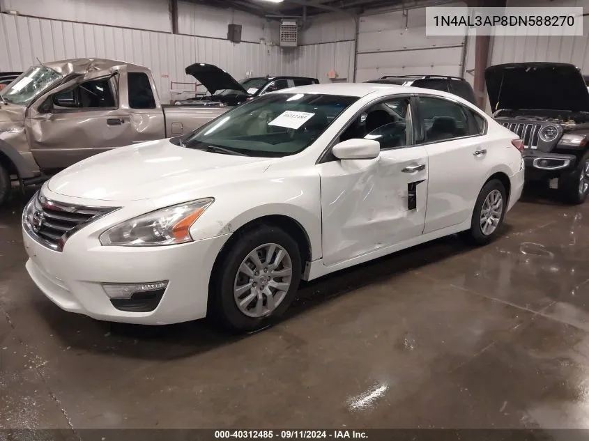 2013 Nissan Altima 2.5 S VIN: 1N4AL3AP8DN588270 Lot: 40312485