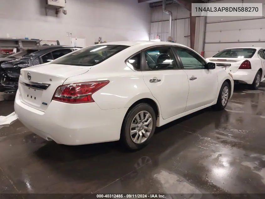 2013 Nissan Altima 2.5 S VIN: 1N4AL3AP8DN588270 Lot: 40312485