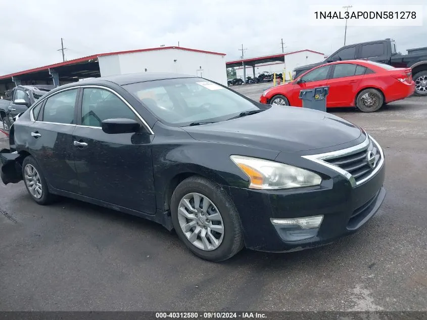 2013 Nissan Altima 2.5 S VIN: 1N4AL3AP0DN581278 Lot: 40312580