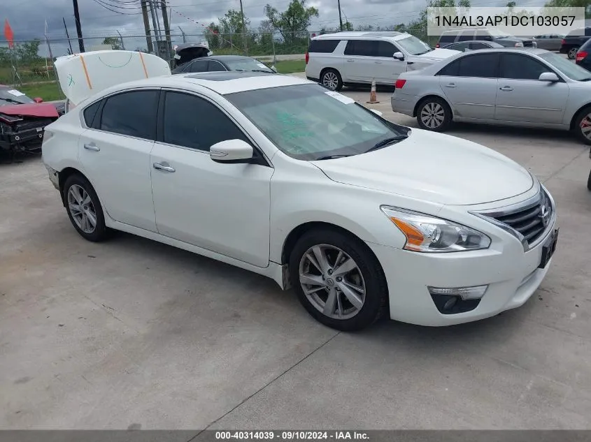 2013 Nissan Altima 2.5 Sv VIN: 1N4AL3AP1DC103057 Lot: 40314039