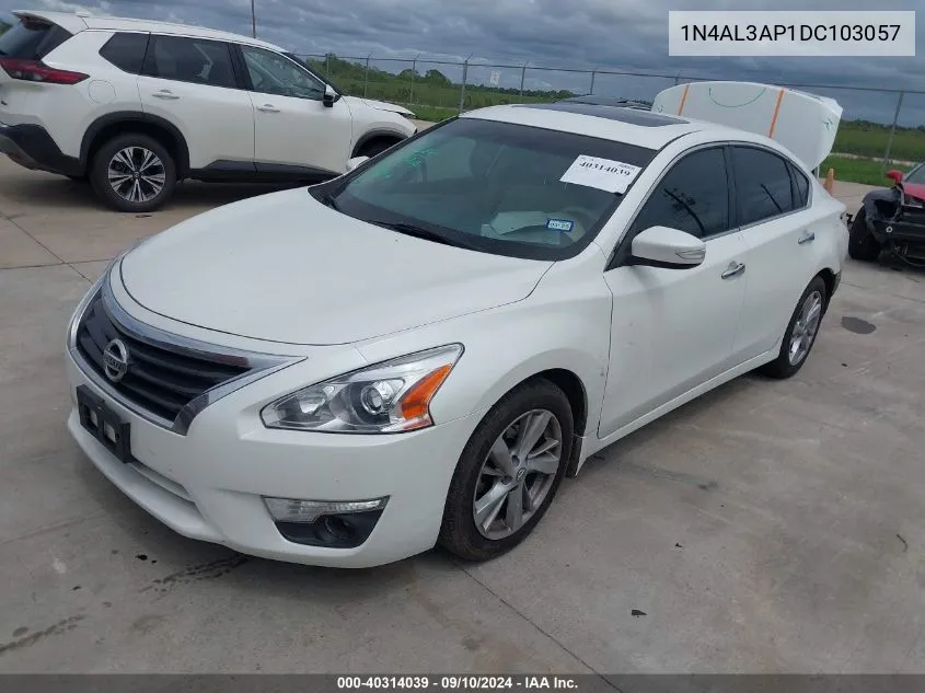 1N4AL3AP1DC103057 2013 Nissan Altima 2.5 Sv