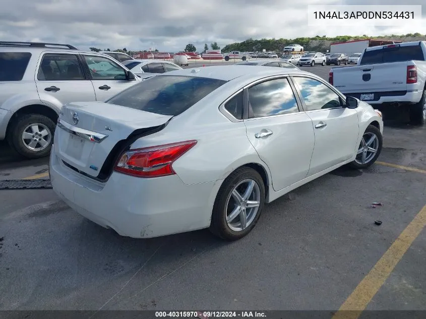 2013 Nissan Altima 2.5/S/Sv/Sl VIN: 1N4AL3AP0DN534431 Lot: 40315970