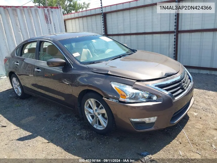 2013 Nissan Altima 2.5 Sv VIN: 1N4AL3AP2DN424366 Lot: 40316164