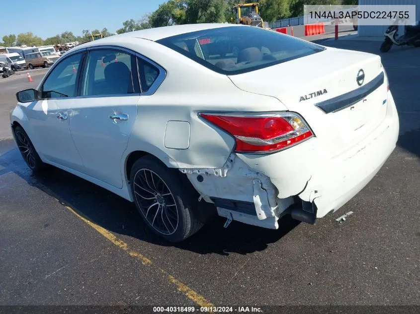 2013 Nissan Altima 2.5 S VIN: 1N4AL3AP5DC224755 Lot: 40318499