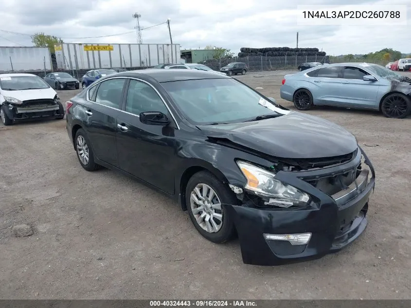 2013 Nissan Altima 2.5 S VIN: 1N4AL3AP2DC260788 Lot: 40324443