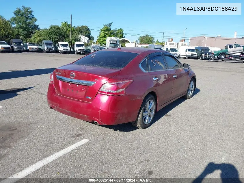 2013 Nissan Altima 2.5 Sl VIN: 1N4AL3AP8DC188429 Lot: 40325144