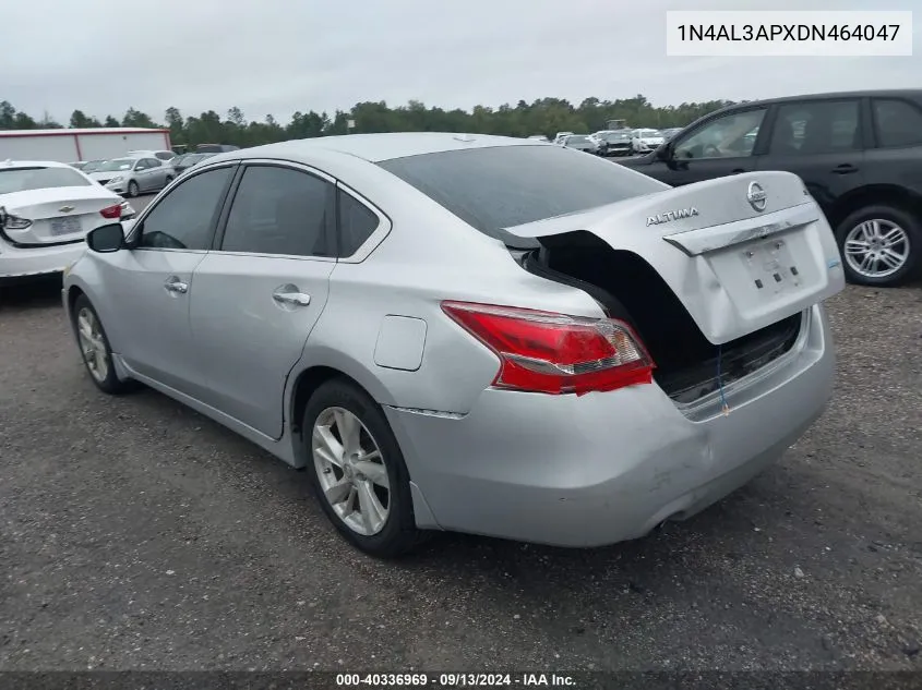 2013 Nissan Altima 2.5 Sl VIN: 1N4AL3APXDN464047 Lot: 40336969