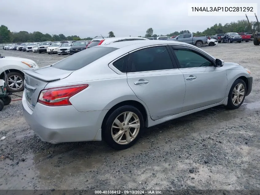 2013 Nissan Altima 2.5 Sl VIN: 1N4AL3AP1DC281292 Lot: 40338412