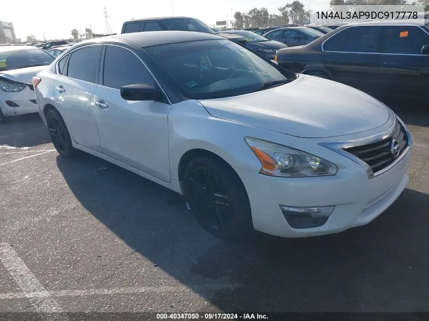 2013 Nissan Altima 2.5 S VIN: 1N4AL3AP9DC917778 Lot: 40347050