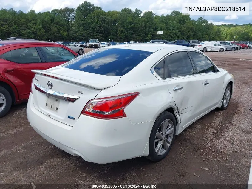 2013 Nissan Altima 2.5 Sl VIN: 1N4AL3AP8DC218514 Lot: 40352686