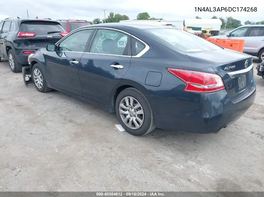 2013 Nissan Altima 2.5 S VIN: 1N4AL3AP6DC174268 Lot: 40354612