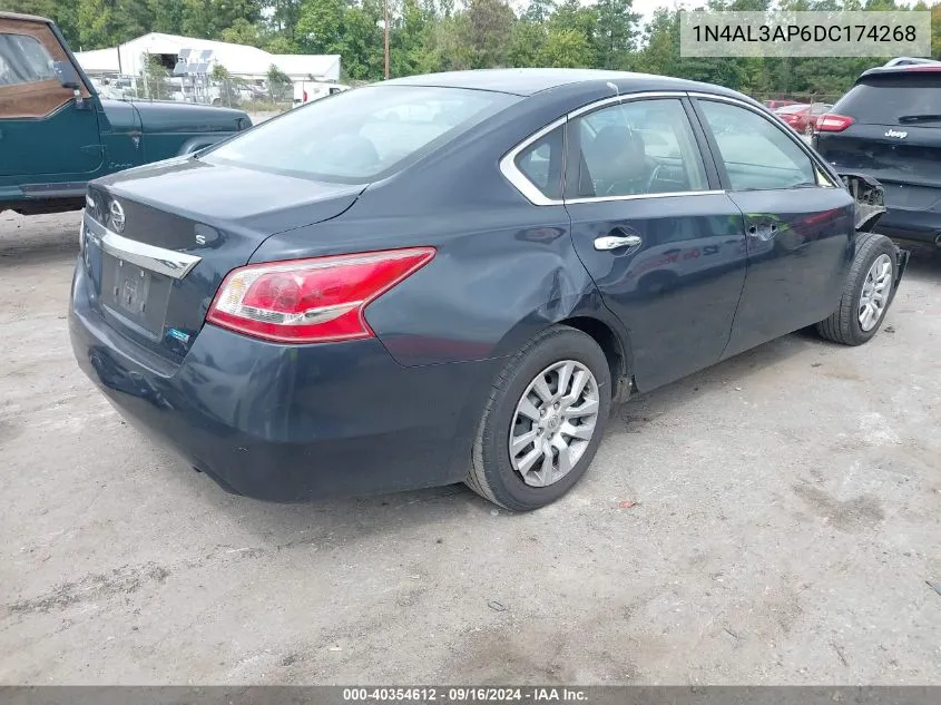 2013 Nissan Altima 2.5 S VIN: 1N4AL3AP6DC174268 Lot: 40354612