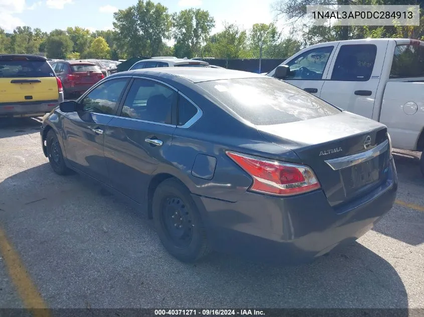 2013 Nissan Altima 2.5 S VIN: 1N4AL3AP0DC284913 Lot: 40371271