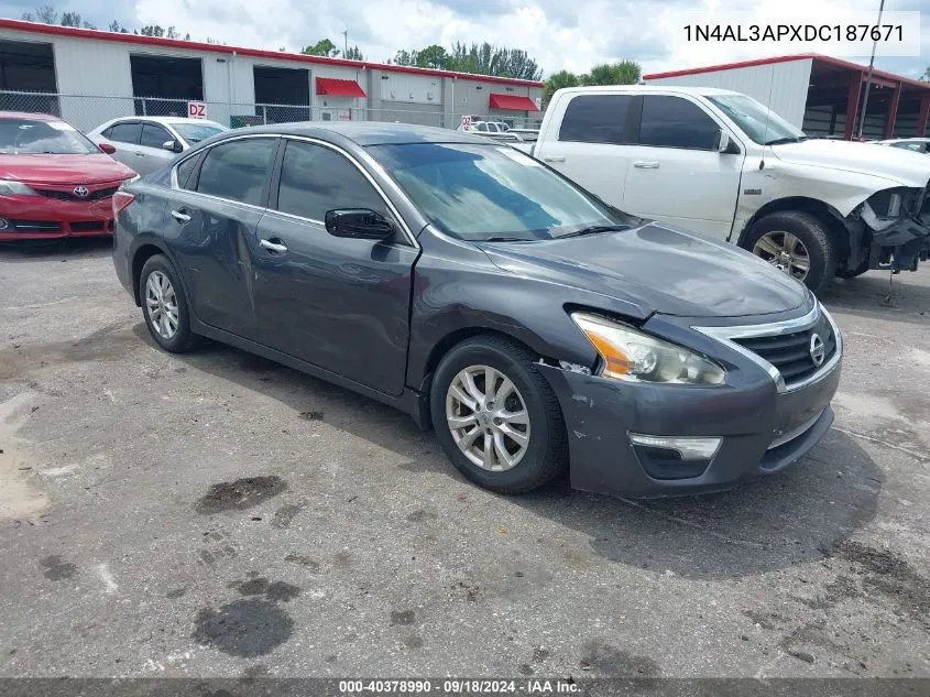 1N4AL3APXDC187671 2013 Nissan Altima 2.5 Sv