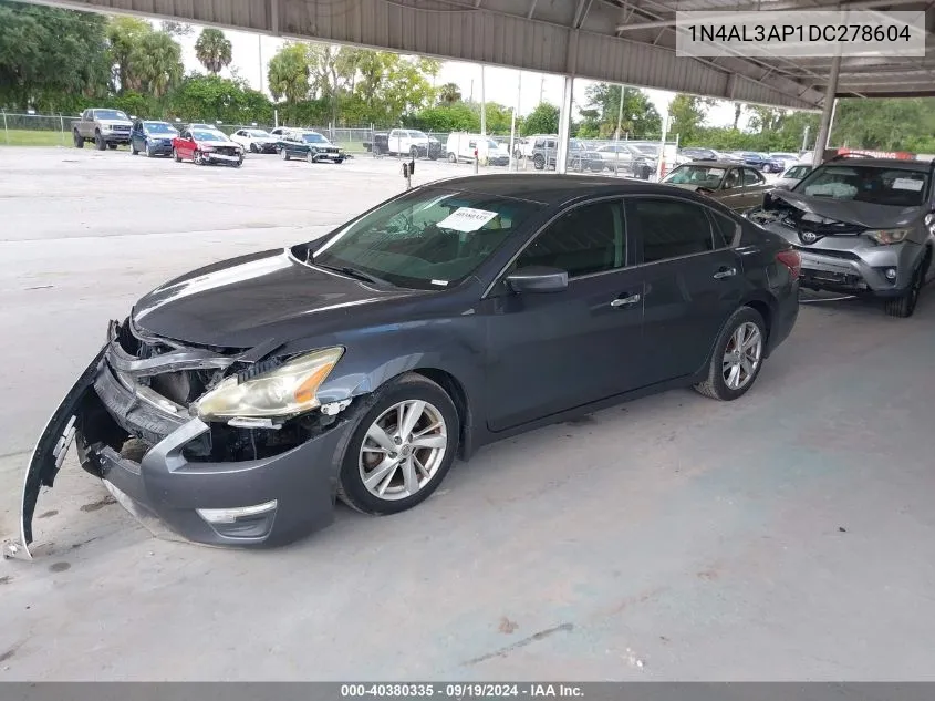 2013 Nissan Altima 2.5 Sv VIN: 1N4AL3AP1DC278604 Lot: 40380335