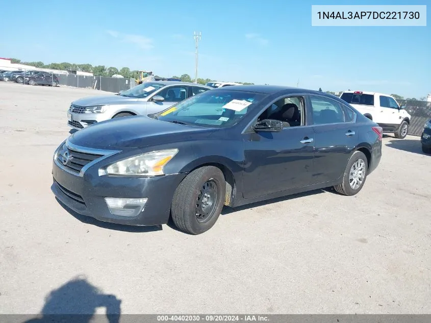 2013 Nissan Altima 2.5 S VIN: 1N4AL3AP7DC221730 Lot: 40402030