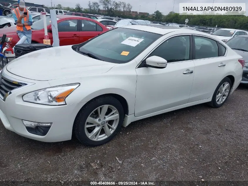 2013 Nissan Altima 2.5 Sv VIN: 1N4AL3AP6DN480939 Lot: 40409656