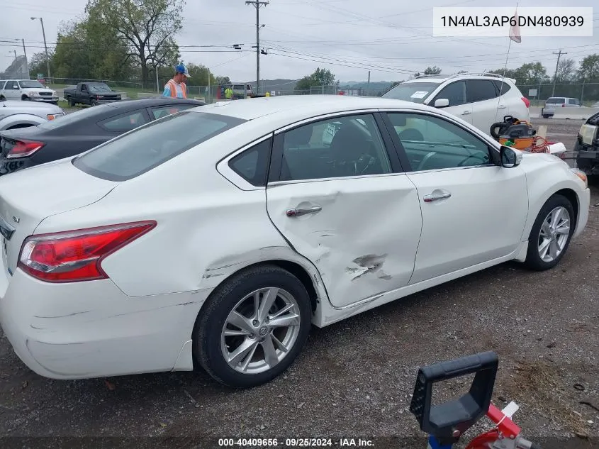 2013 Nissan Altima 2.5 Sv VIN: 1N4AL3AP6DN480939 Lot: 40409656