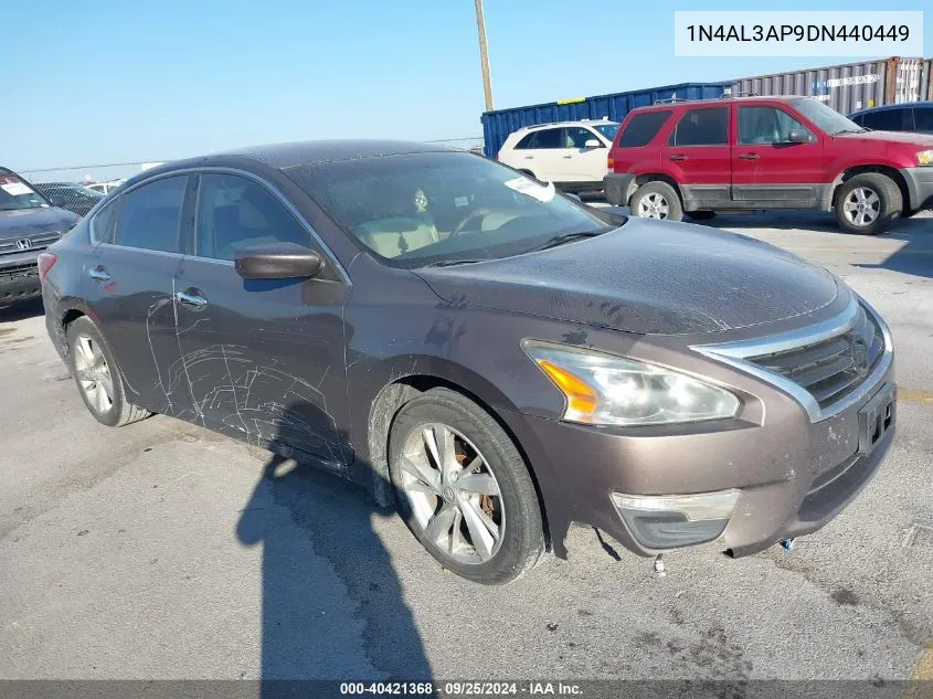 2013 Nissan Altima 2.5 Sv VIN: 1N4AL3AP9DN440449 Lot: 40421368