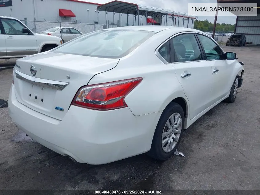 1N4AL3AP0DN578400 2013 Nissan Altima 2.5 S