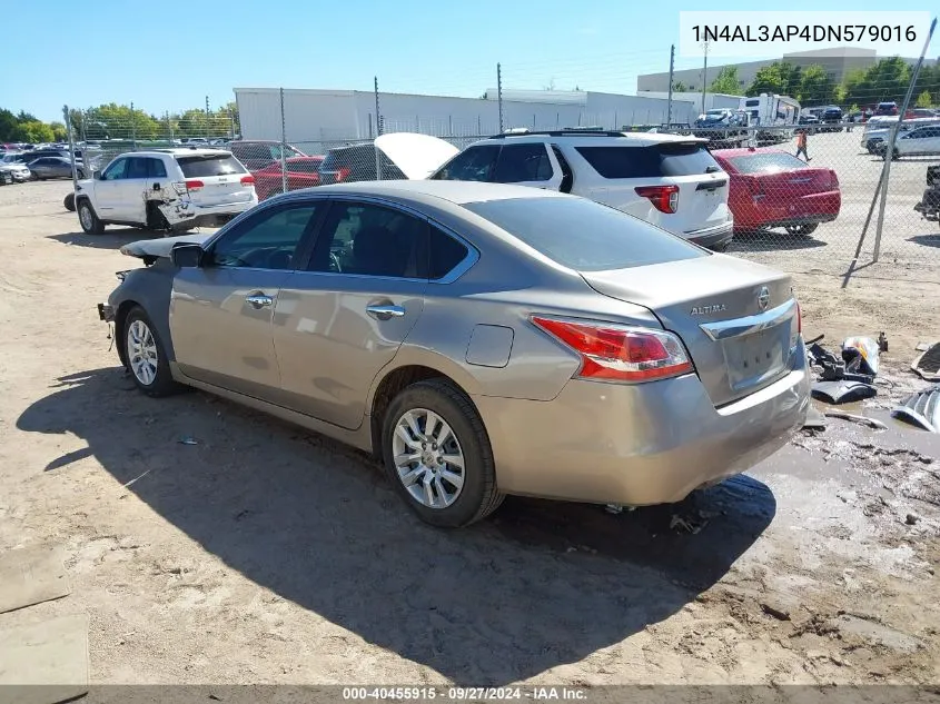 2013 Nissan Altima 2.5 S VIN: 1N4AL3AP4DN579016 Lot: 40455915