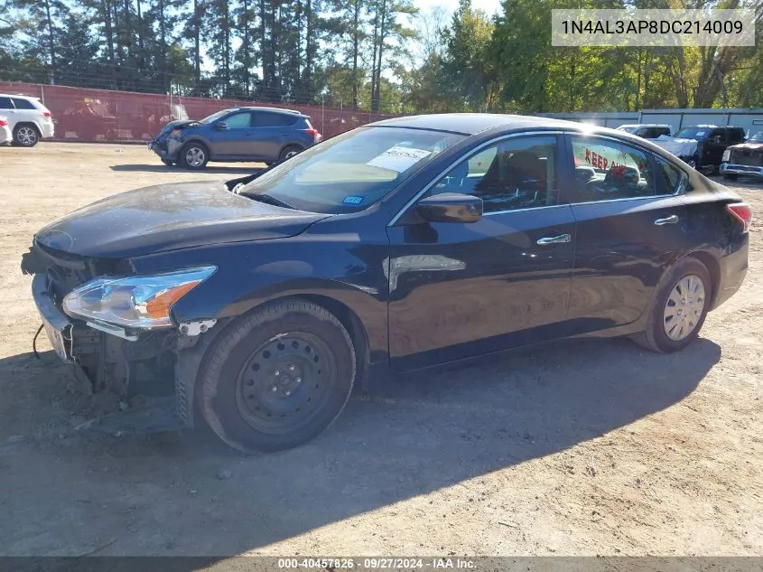 2013 Nissan Altima 2.5 S VIN: 1N4AL3AP8DC214009 Lot: 40457826