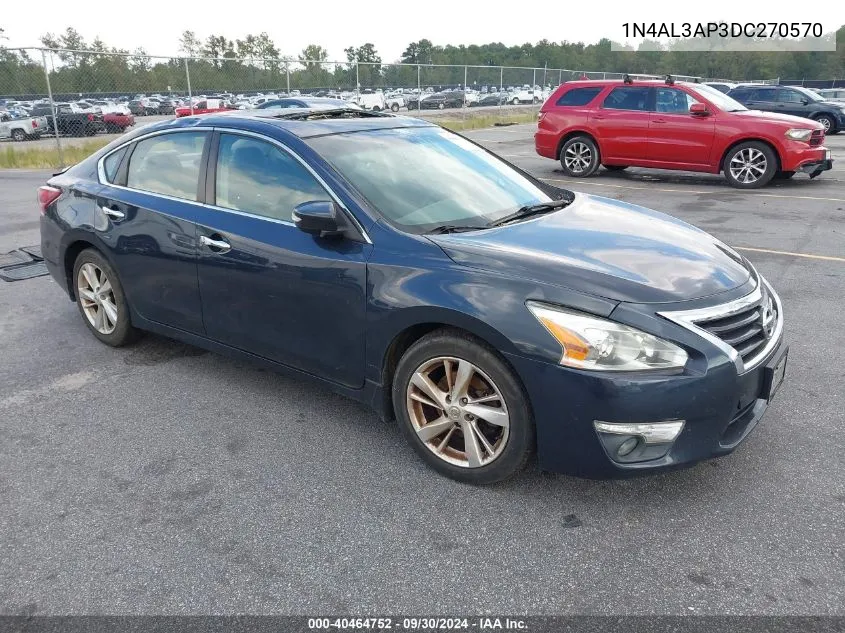 2013 Nissan Altima 2.5 Sv VIN: 1N4AL3AP3DC270570 Lot: 40464752