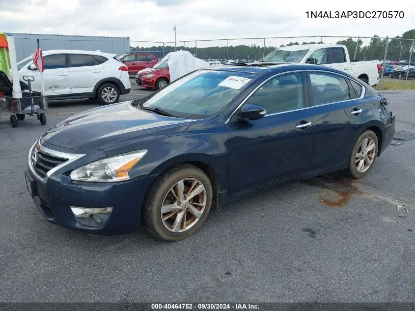 2013 Nissan Altima 2.5 Sv VIN: 1N4AL3AP3DC270570 Lot: 40464752