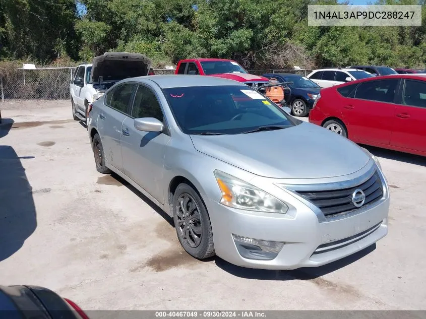 2013 Nissan Altima 2.5 S VIN: 1N4AL3AP9DC288247 Lot: 40467049