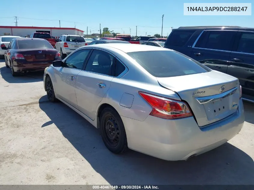 2013 Nissan Altima 2.5 S VIN: 1N4AL3AP9DC288247 Lot: 40467049