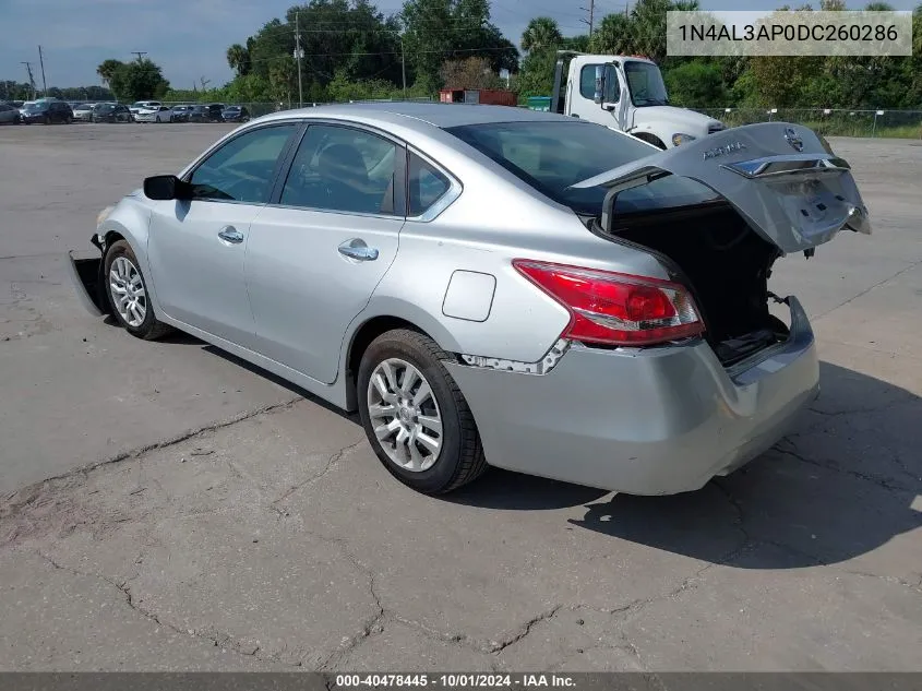 2013 Nissan Altima 2.5/S/Sv/Sl VIN: 1N4AL3AP0DC260286 Lot: 40478445