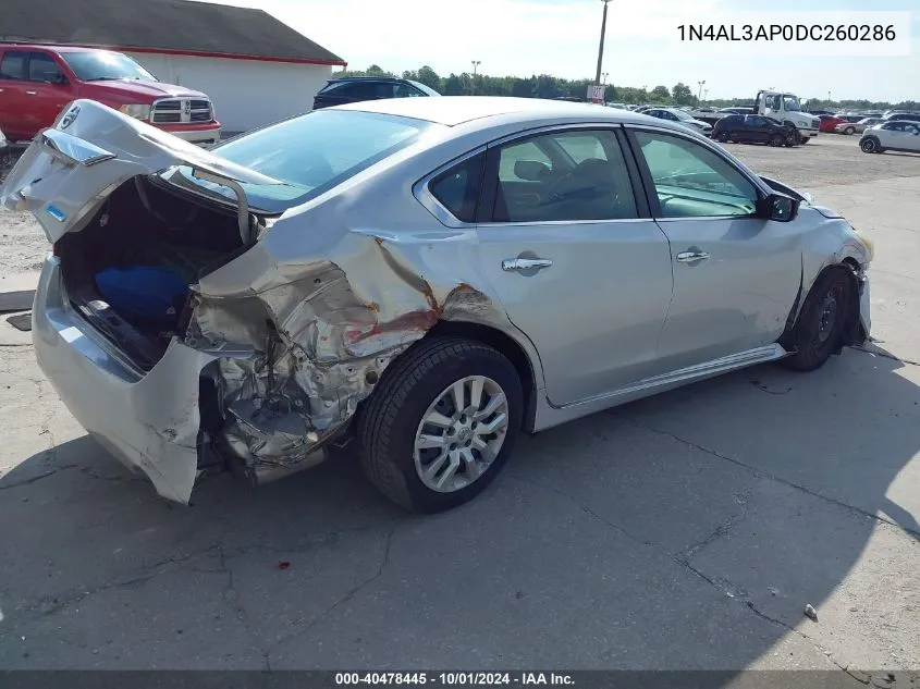 2013 Nissan Altima 2.5/S/Sv/Sl VIN: 1N4AL3AP0DC260286 Lot: 40478445